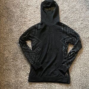 Odlo Black Patterned Hoodie